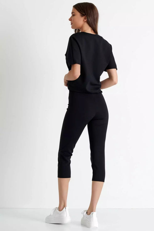Shan Sofia 3D JERSEY CAPRI LEGGINGS